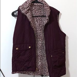 Fur lined Vest